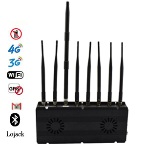 8 Antennen tragbare GSM UMTS 4G und LOJACK GPS Wlan handy Signal Störsender